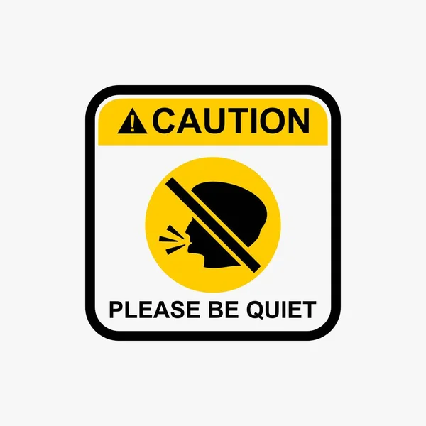 Speak Sign Warning Icon Design Vector — Stock Vector