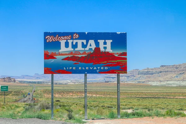 Utah işareti Hoşgeldiniz. 