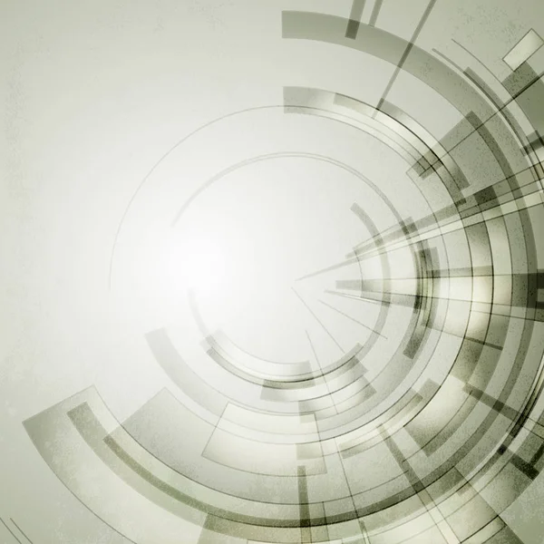 テクノ ベクトル円抽象的な背景 — ストックベクタ