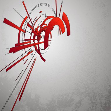 Techno vektör daire arka plan