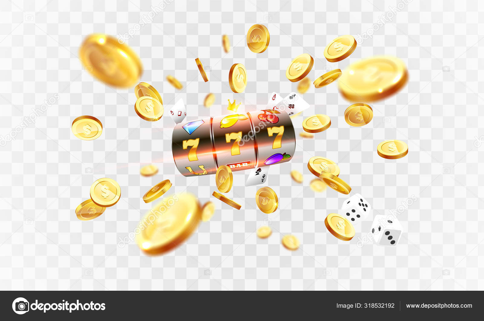 Fundo Transparente Do Jogo De Aposta De Dinheiro Do Jackpot PNG