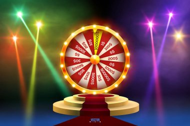 Gerçekçi 3D dönen servet