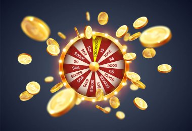 Gerçekçi 3D dönen servet