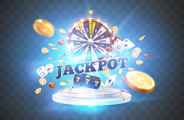 Slovo jackpot — Stockový vektor