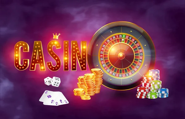 La palabra oro Jackpot rodeado de ruleta — Archivo Imágenes Vectoriales