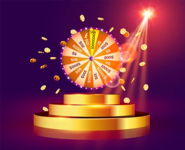 Gerçekçi 3D dönen servet