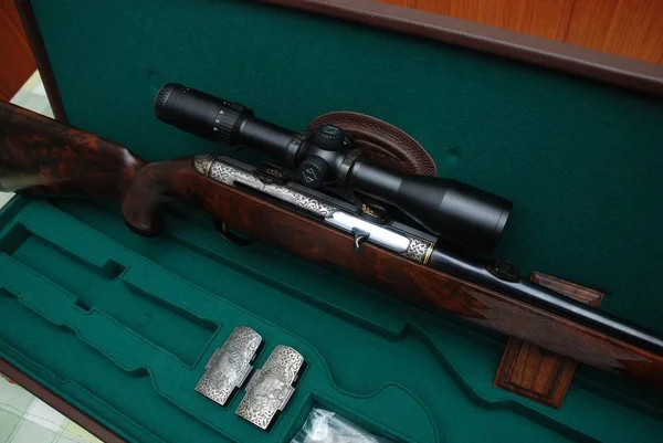 Arma de rifle de caza — Foto de Stock