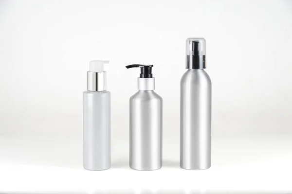 Flasker Patroner Til Kosmetiske Dispensere Aluminium – stockfoto