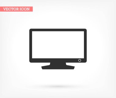 İzleyici vektör simgesi, lorem ipsum Düz Tasarım