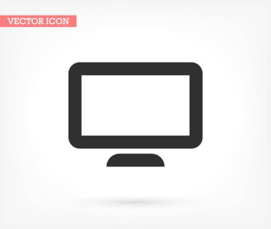 İzleyici vektör simgesi, lorem ipsum Düz Tasarım