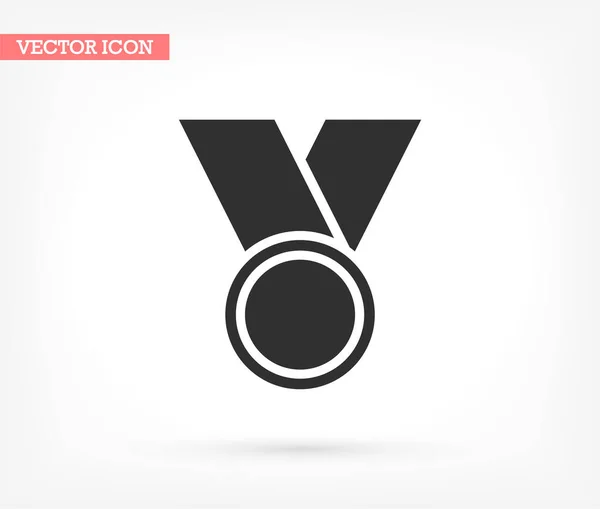 Medal vector icon , lorem ipsum Flat design — Stock Vector