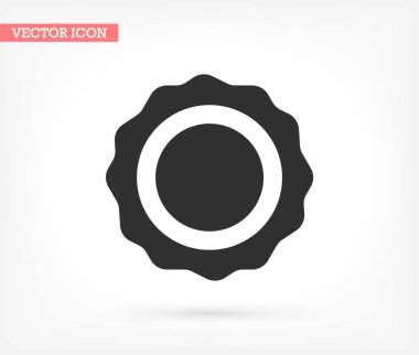 Ödül simgesi vektör simgesi, lorem ipsum düz tasarım