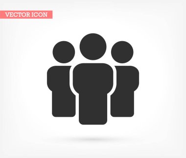 Vektör insanlar simge tasarımı 10 eps illüstrasyon