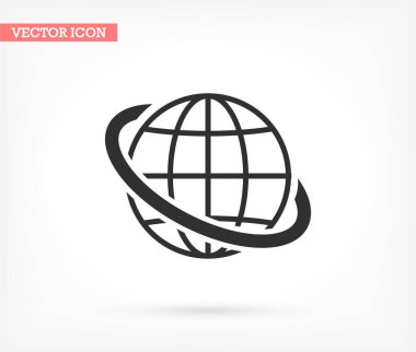 Dünya Vektör simgesi tasarımı 10 eps illüstrasyon