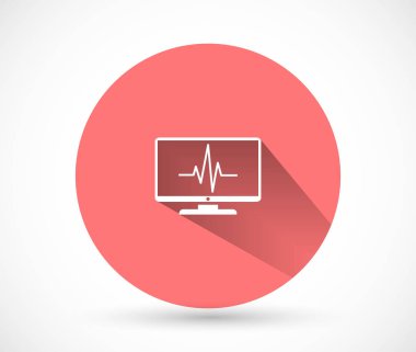 izleyici vektör simgesi, lorem ipsum düz tasarım