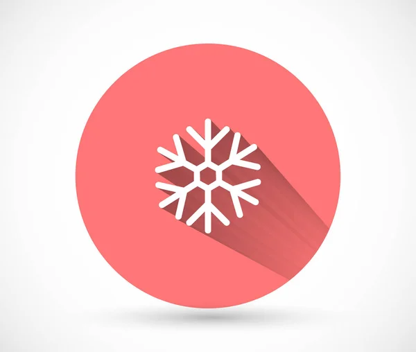 Ikona vektoru sněhu, lorem ipsum Plochý design — Stockový vektor