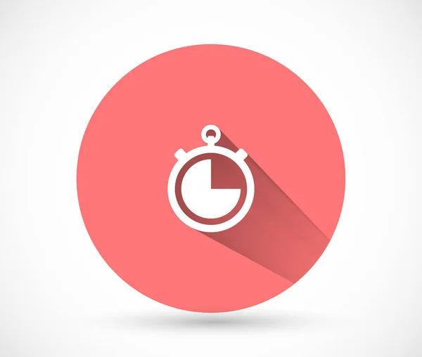 Icon clock time vector, lorem ipsum Design plano — Vetor de Stock