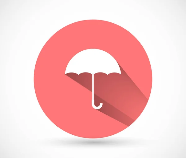 Ícone de vetor guarda-chuva, lorem ipsum Design plano — Vetor de Stock