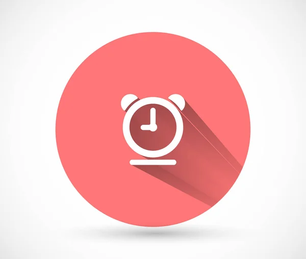 Relógio vetor ícone, lorem ipsum projeto plano — Vetor de Stock