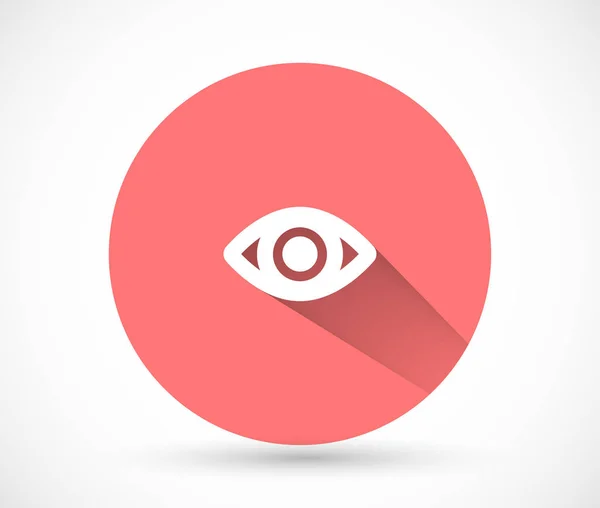Eye vector icon , lorem ipsum Flat design — Stock Vector