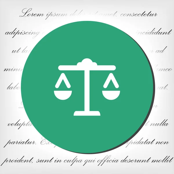 Libra vector icono, lorem ipsum Diseño plano — Vector de stock