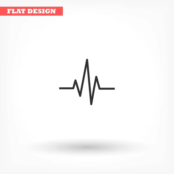 Значок сердца, логотип ipsum Плоский дизайн — стоковый вектор