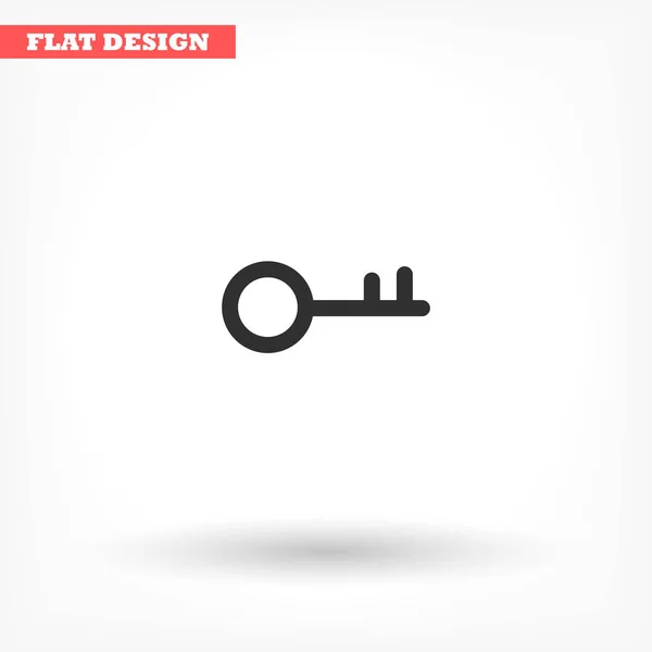 Icône vectorielle clés, lorem ipsum Design plat — Image vectorielle