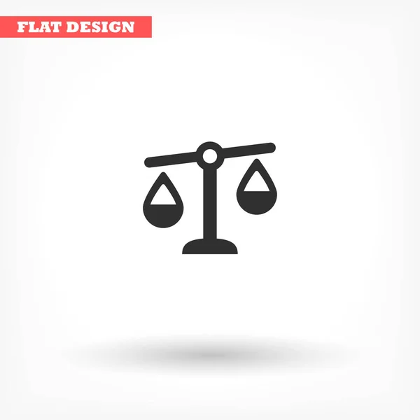 Icône vectorielle Balance, lorem ipsum Design plat — Image vectorielle