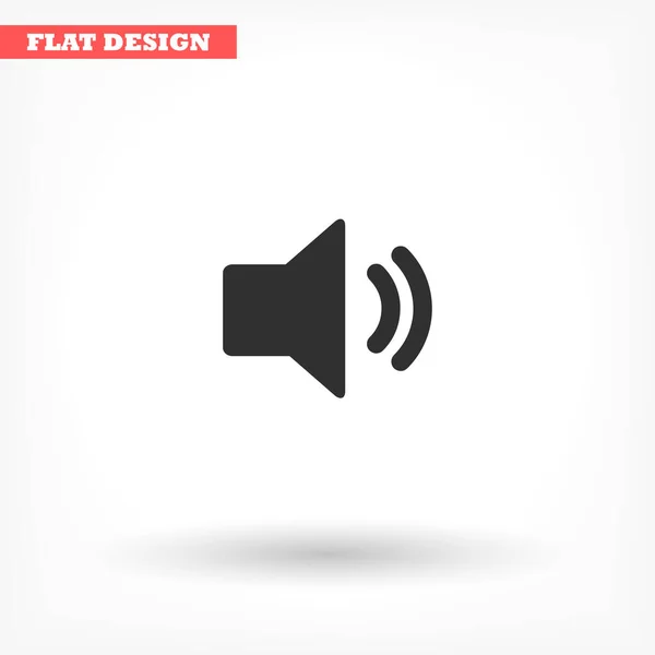 Altavoz icono vectorial, lorem ipsum Diseño plano — Vector de stock