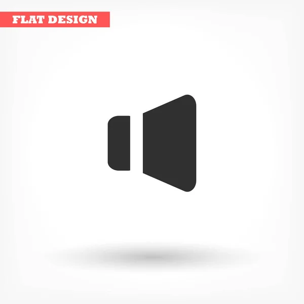 Speaker vector icon , lorem ipsum Flat design — 스톡 벡터