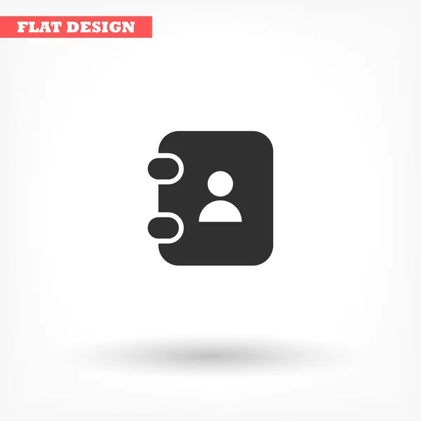 Icône vectorielle de téléphone vintage, lorem ipsum Design plat — Image vectorielle