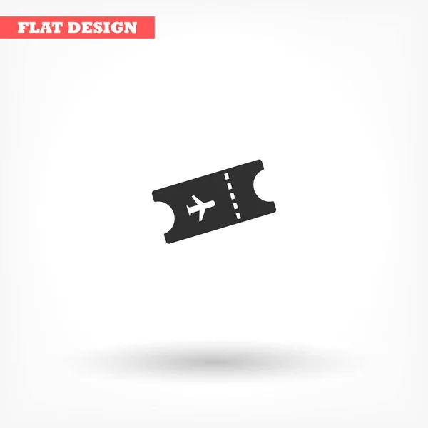 Icône vectorielle de billets, lorem ipsum Design plat — Image vectorielle