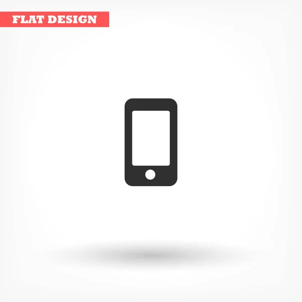 Icône smartphone, illustration vectorielle, lorem ipsum Design plat — Image vectorielle