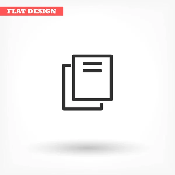 Fichiers icône vectorielle, lorem ipsum Design plat — Image vectorielle