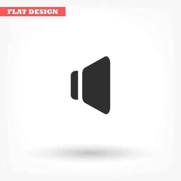 Altavoz icono vectorial, lorem ipsum Diseño plano — Vector de stock