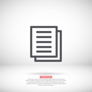 Vektör simgesi tasarımı 10 eps Düz illüstrasyon