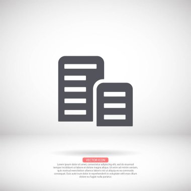 Vektör simgesi tasarımı 10 eps Düz illüstrasyon