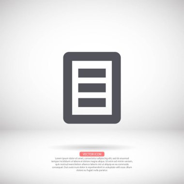 Vektör simgesi tasarımı 10 eps Düz illüstrasyon