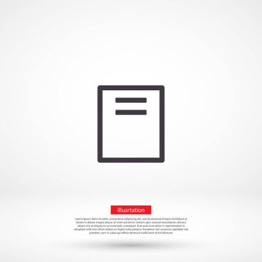 vektör simgesi 10 eps dizayn düz illüstrasyon