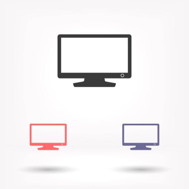 İzleyici vektör simgesi, lorem ipsum Düz Tasarım