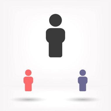 Vektör insanlar simge tasarımı 10 eps illüstrasyon