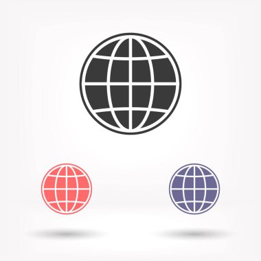 Dünya Vektör simgesi tasarımı 10 eps illüstrasyon