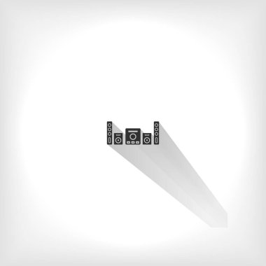 Gölgeli bu stildeki en iyi vektör grafikleri. Bu simge işiniz için uygundur.