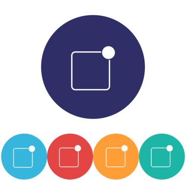 Vektör simgesi 10 eps düz tasarım