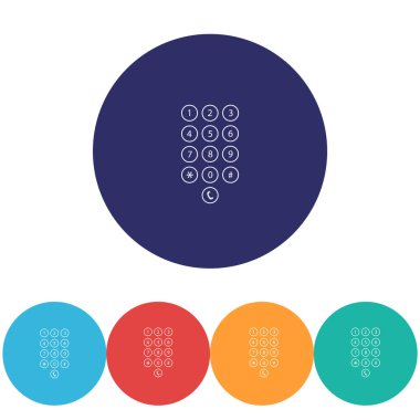 Vektör simgesi 10 eps düz tasarım