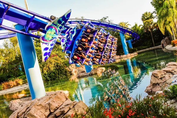 La mejor montaña rusa en SeaWorld Orlando Florida — Foto de Stock