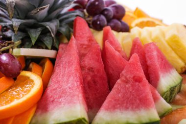 taze kesilmiş meyve bolluk