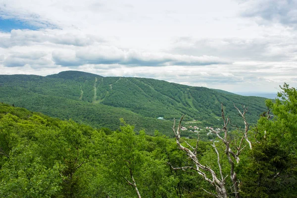 Mont sutton em quebec no verão — Fotografia de Stock