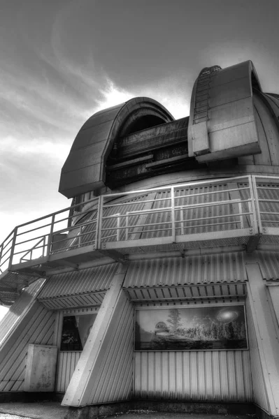 Observatorio mont megantic en blanco y negro —  Fotos de Stock