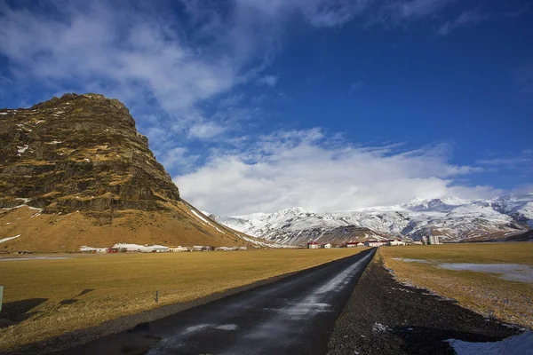 Route Hiver Islandaise Février — Photo